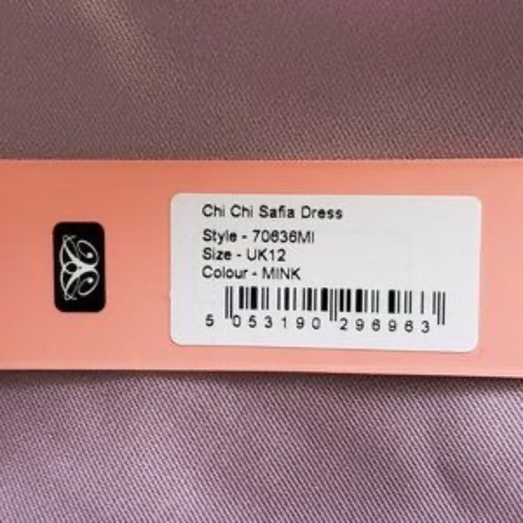 Elegant Mauve High-Low Dress - Picture 5 of 5